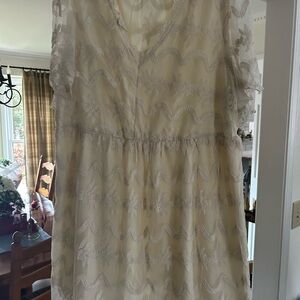BloomChic Cream Lace Dress